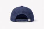 GORRA VINTAGE PREMIUM ALGODON LISA AZUL MARINO - Imagen 2