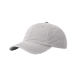 GORRA VINTAGE PREMIUM ALGODON LISA GRIS CLARO