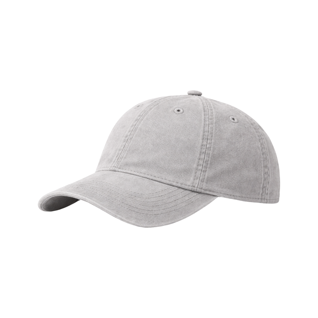 GRIS CLARO-Photoroom GORRA VINTAGE PREMIUM ALGODON LISA GRIS CLARO - Imagen 1