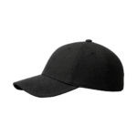 GORRA BASEBALL PREMIUM CON VELCRO LISA NEGRO