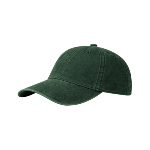GORRA VINTAGE PREMIUM ALGODON LISA VERDE OSCURO