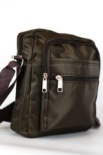 BANDOLERA OXFORD DOBLE CIERRE MARRON - Imagen 4