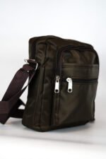 BANDOLERA OXFORD DOBLE CIERRE MARRON - Imagen 2