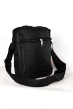 BANDOLERA OXFORD DOBLE CIERRE NEGRA - Imagen 4