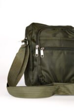 BANDOLERA OXFORD DOBLE CIERRE VERDE