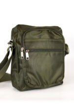 BANDOLERA OXFORD DOBLE CIERRE VERDE - Imagen 3