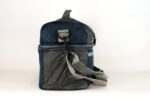 BOLSO TERMICO COMBINADO AZUL Y GRIS CON DOBLE COMPARTIMIENTO - Imagen 4