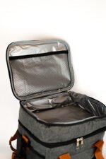 BOLSO TERMICO DOBLE COMPARTIMIENTO GRIS - Imagen 3