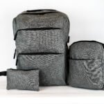 MOCHILA OXFORD TRES PIEZAS GRIS