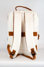 MOCHILA OXFORD COMBINADA CREMA MARRON - Imagen 4