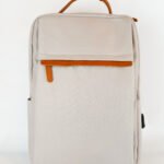 MOCHILA OXFORD COMBINADA GRIS MARRON