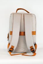 MOCHILA OXFORD COMBINADA GRIS MARRON - Imagen 4