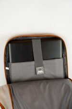 MOCHILA OXFORD COMBINADA GRIS MARRON - Imagen 2