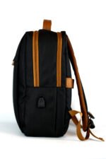 MOCHILA OXFORD COMBINADA NEGRO MARRON - Imagen 3