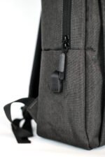 MOCHILA OXFORD CON PORTANOTEBOOK GRIS OSCURO - Imagen 4