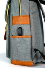 MOCHILA OXFORD VINTAGE GRIS - Imagen 5