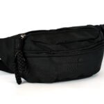 RIÑONERA OXFORD MONOCOLOR NEGRO