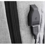 MOCHILA OXFORD CON PORTANOTEBOOK GRIS OSCURO - Imagen 5