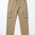 PANTALON CARGO GABARDINA BEIGE