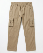 PANTALON CARGO GABARDINA BEIGE