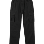 PANTALON CARGO GABARDINA NEGRO