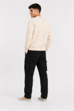 PANTALON CARGO GABARDINA NEGRO - Imagen 3