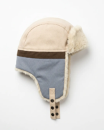 GORRO AVIADOR CRUDO/MARRON/CELESTE - Imagen 2
