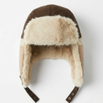 GORRO AVIADOR MARRON/CRUDO/BEIGE
