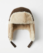 GORRO AVIADOR MARRON/CRUDO/BEIGE