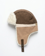 GORRO AVIADOR MARRON/CRUDO/BEIGE - Imagen 2